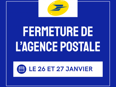 Fermeture Agence Postale