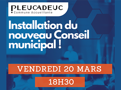 Installation du nouveau Conseil Municipal !