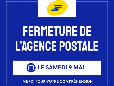 Fermeture Agence Postale