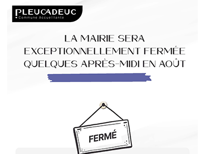 Horaires mairie